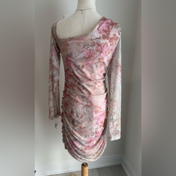Free People Pink Floral Long Sleeve Dress - Picture 2 of 11